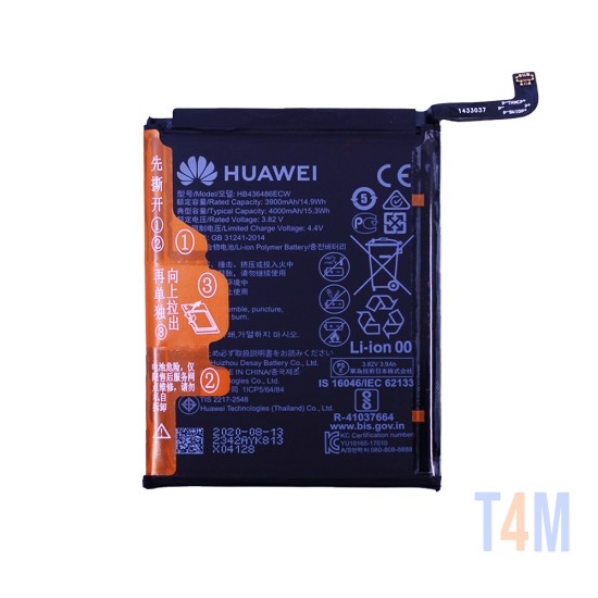 Battery HB436486ECW for Huawei Mate 10/Mate 10 Pro/P20 Pro 4000mAh